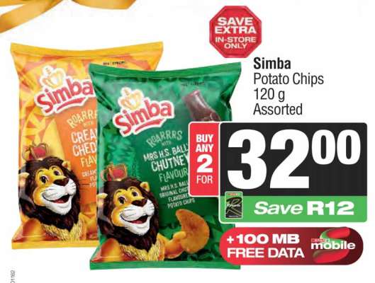 SIMBA POTATO CHIPS