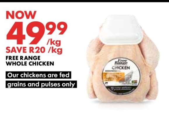 Free Range Whole Chicken