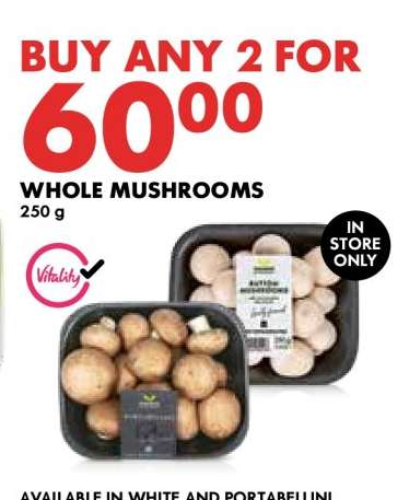 Whole Mushrooms