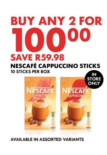Nescafé Cappuccino Sticks