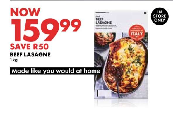 Beef Lasagne