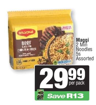 Maggi 2 Min Noodles 5s Assorted