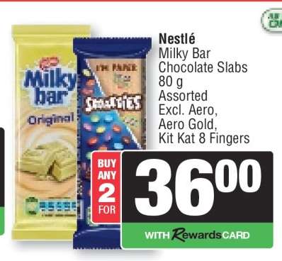 Nestlé Milky Bar Chocolate Slabs