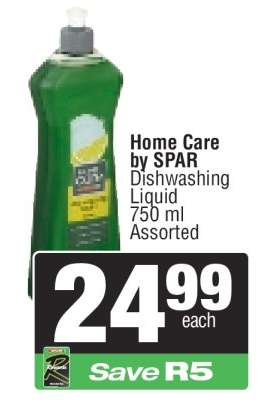 Home Care by SPAR Dishwashing Liquid
