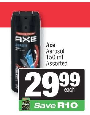 Axe Aerosol 150 ml Assorted