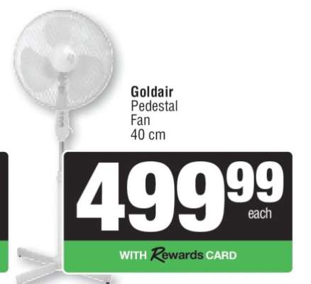 Goldair Pedestal Fan 40 cm