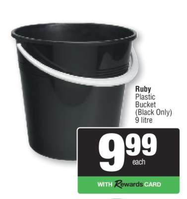 Ruby Plastic Bucket