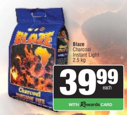 Blaze Charcoal Instant Light