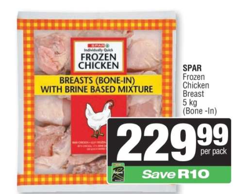 SPAR Frozen Chicken Breast