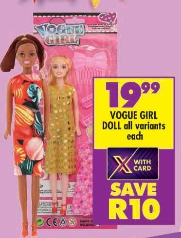 VOGUE GIRL DOLL all variants each