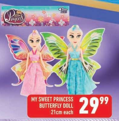 MY SWEET PRINCESS BUTTERFLY DOLL