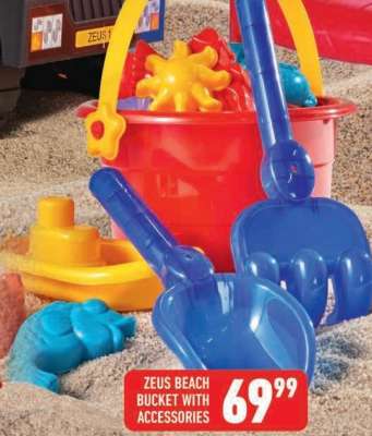 ZEUS BEACH BUCKET WITH ACCESSORIES