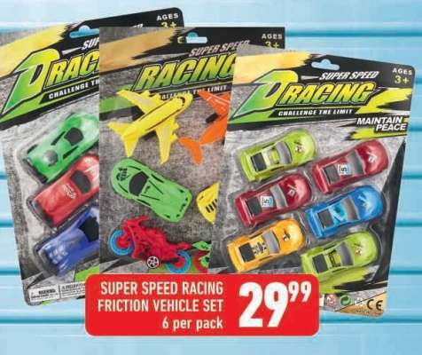 SUPER SPEED RACING FRICTION VEHICLE SET