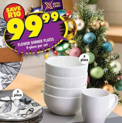 FLOWER DINNER PLATES