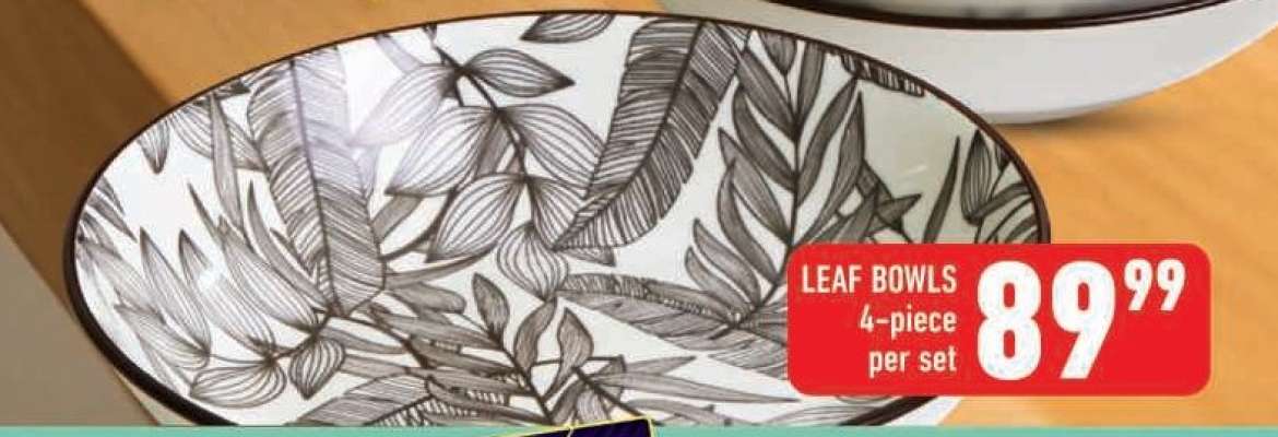 LEAF BOWLS
