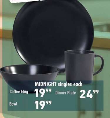 MIDNIGHT Dinner Plate