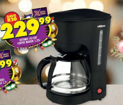 OTTIMO 10-CUP COFFEE MAKER 1.25L