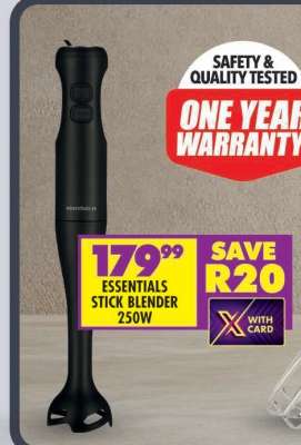 ESSENTIALS STICK BLENDER 250W