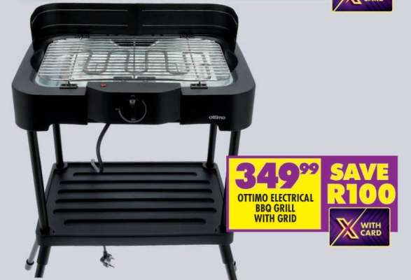 OTTIMO ELECTRICAL BBQ GRILL WITH GRID