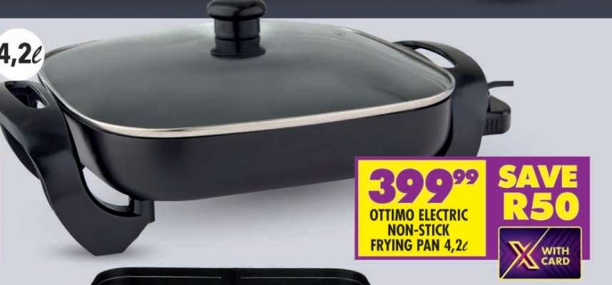 OTTIMO ELECTRIC NON-STICK FRYING PAN 4.2L