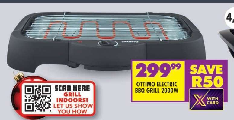 OTTIMO ELECTRIC BBQ GRILL 2000W