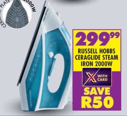 RUSSELL HOBBS CERAGLIDE STEAM IRON 2000W