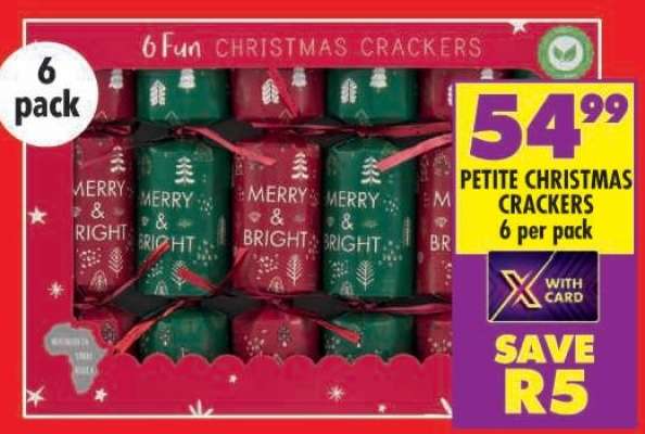 PETITE CHRISTMAS CRACKERS