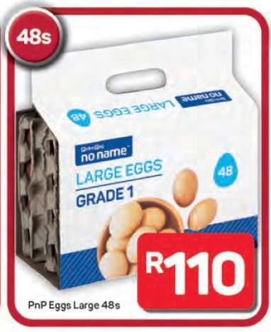PnP Eggs Large 48s