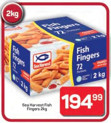 Sea Harvest Fish Fingers 2kg