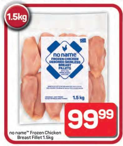 no name™ Frozen Chicken Breast Fillet 1.5kg