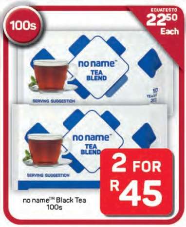 no name Black Tea 100s
