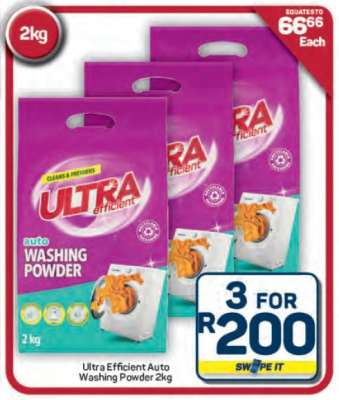 Ultra Efficient Auto Washing Powder 2kg