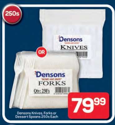 Densons Knives, Forks or Dessert Spoons