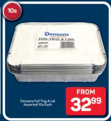 Densons Foil Tray & Lid