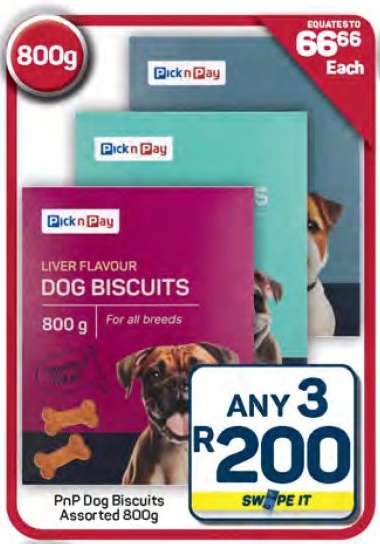 PnP Dog Biscuits Assorted 800g