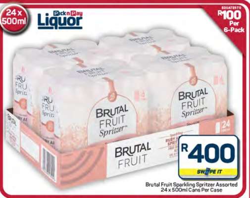Brutal Fruit Sparkling Spritzer Assorted