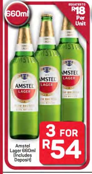 Amstel Lager 660ml