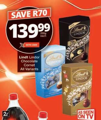 Lindt Lindor Chocolate Cornet