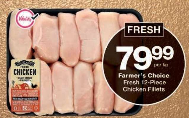 Farmer's Choice Fresh 12-Piece Chicken Fillets