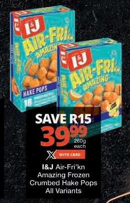 I&J Air-Fri'kn Amazing Frozen Crumbed Hake Pops