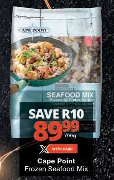 Cape Point Frozen Seafood Mix