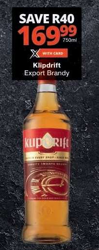 Klipdrift Export Brandy