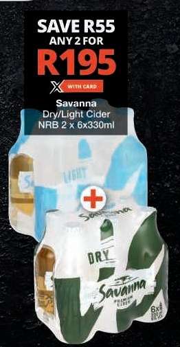 Savanna Dry/Light Cider