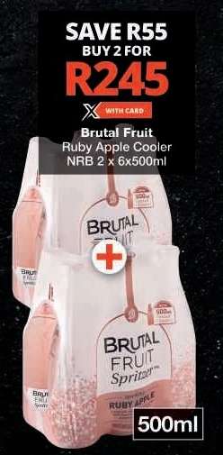 Brutal Fruit Ruby Apple Cooler