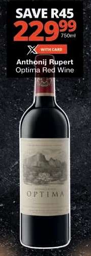 Anthonij Rupert Optima Red Wine