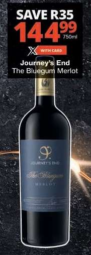 Journey's End The Bluegum Merlot