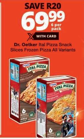 Dr Oetker Ital Pizza Snack Slices