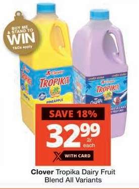 Clover Tropika Dairy Fruit Blend All Variants