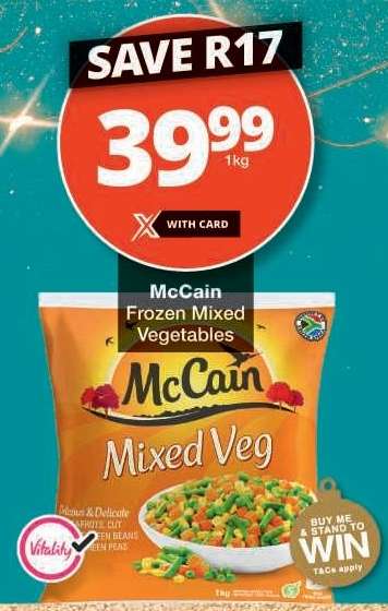 McCain Frozen Mixed Vegetables