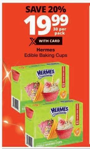 Hermes Edible Baking Cups